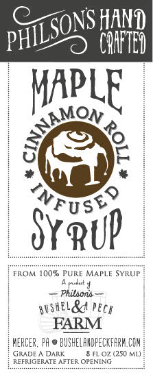 Cinnamon Roll Infused Maple Syrup
